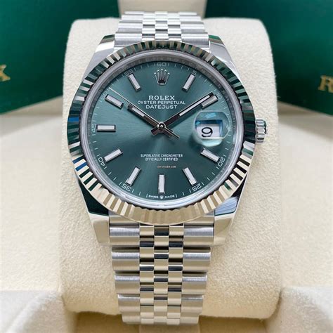 rolex green mint dial|green dial rolex for sale.